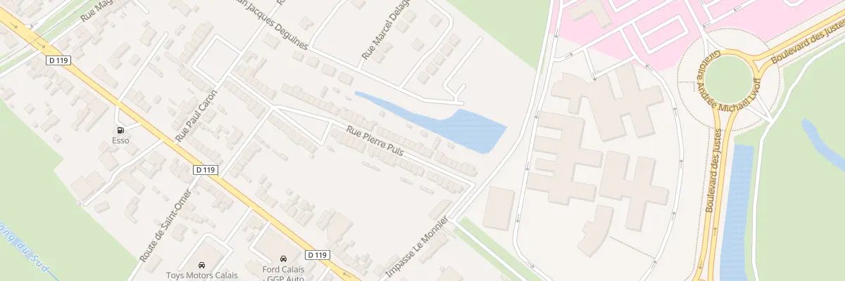 Plan du 49 Rue Pierre Puis à Calais
