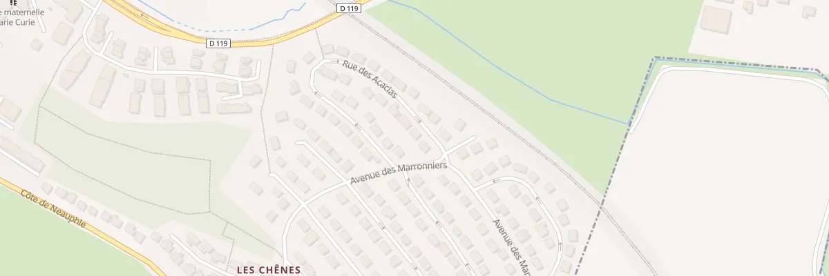 Plan du 26 Rue des Acacias à Beynes