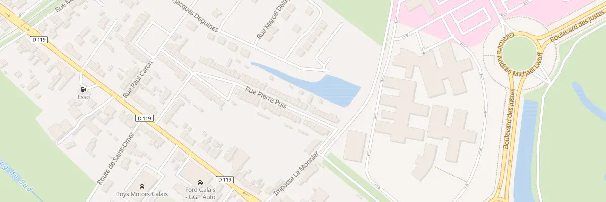 Plan du 51 Rue Pierre Puis à Calais