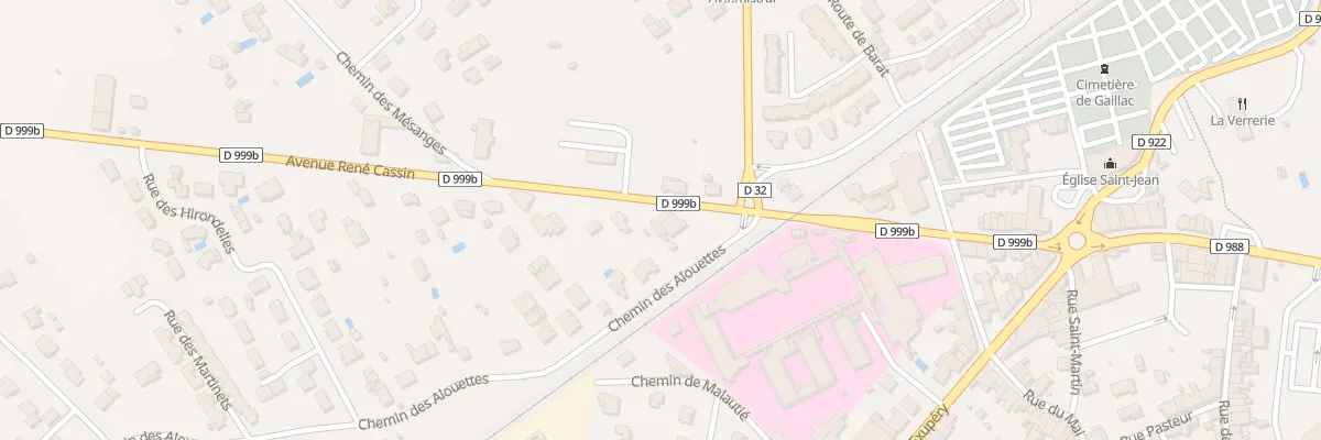 Plan du 3 Rte de Montauban à Gaillac