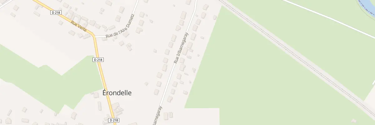 Plan du 12 Rue Iribarnegaray à Érondelle