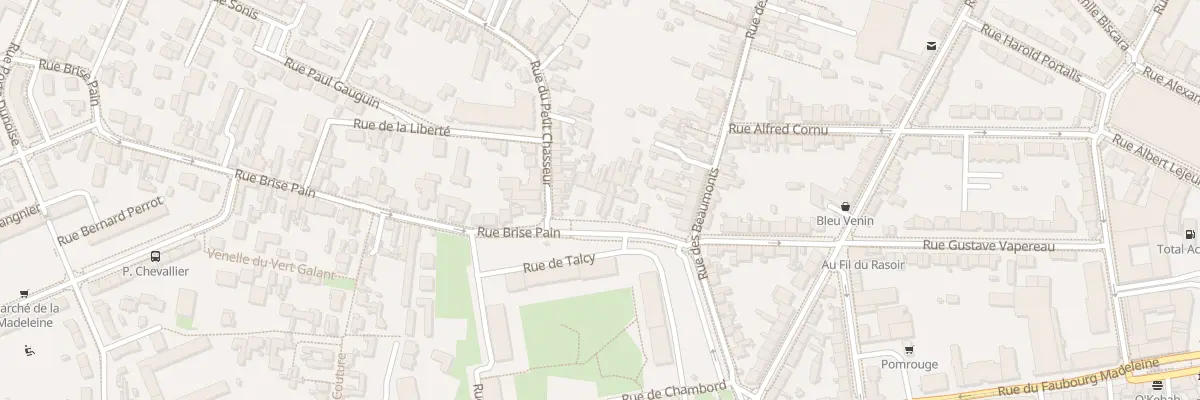 Plan du 16 Rue Brise Pain à Orléans