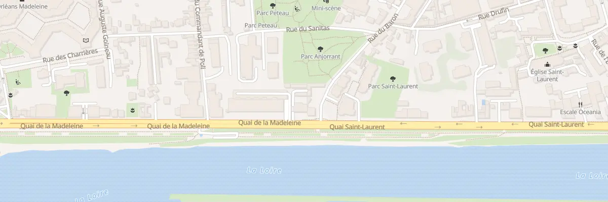 Plan du 6 Quai de la Madeleine à Orléans