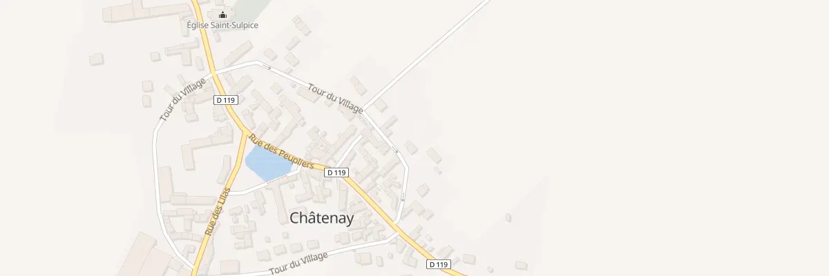 Plan du 30 Rue Tour du Village à Châtenay