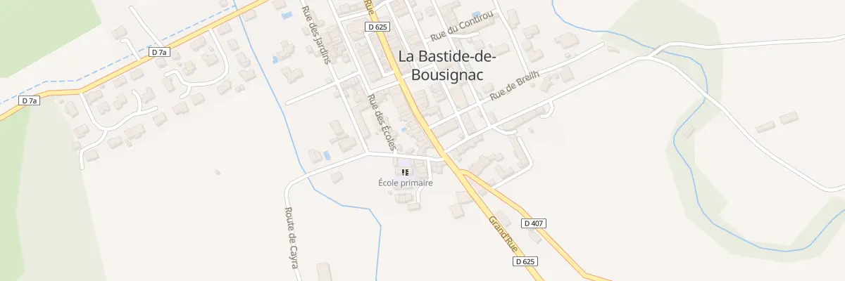 Plan du 30 Rue Grand Rue à La Bastide-de-Bousignac