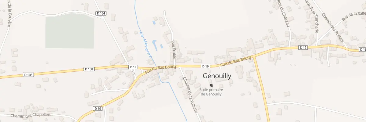 Plan du 80 Rue du Bas Bourg à Genouilly