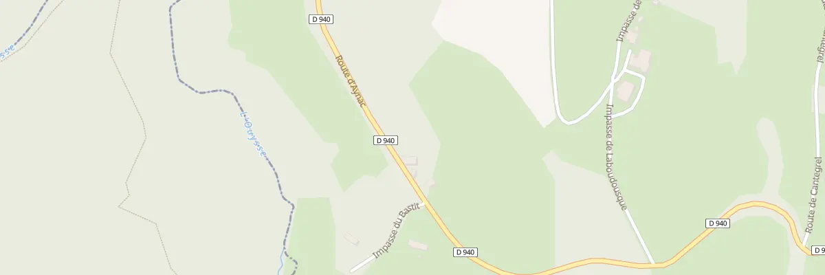 Plan du 2740 Rte d’Aynac à Anglars