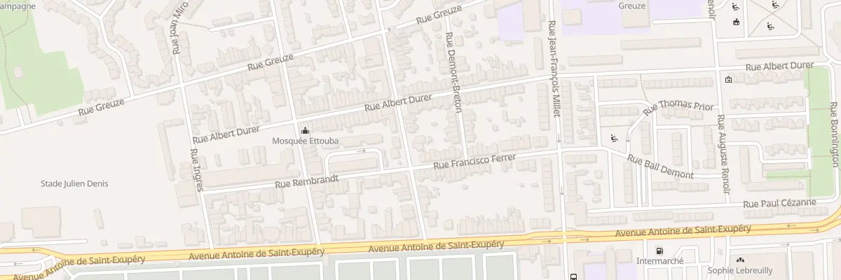 Plan du 18 Rue Vincent à Calais