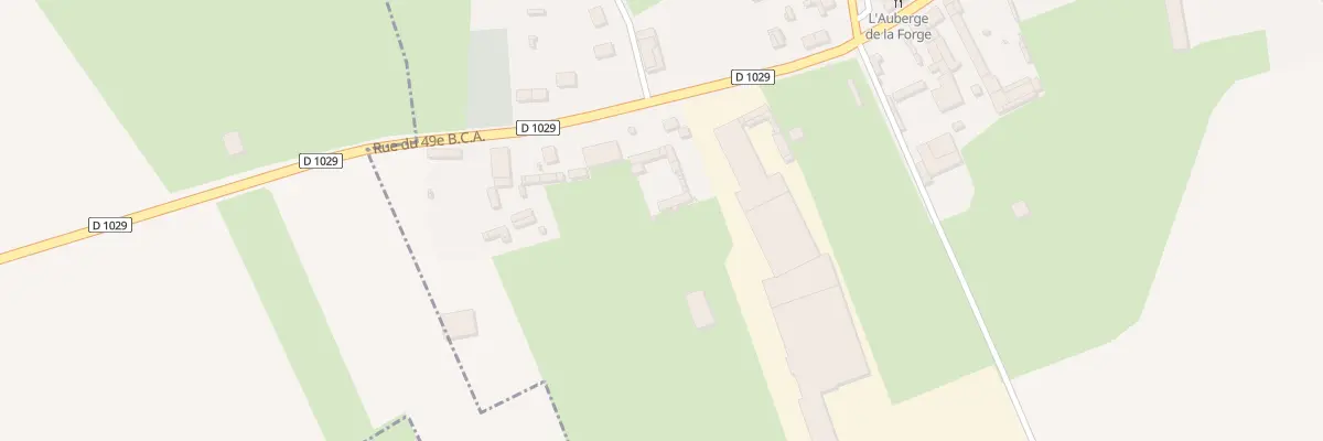 Plan du 35 Rue du 49e B.C.A. à Caulières