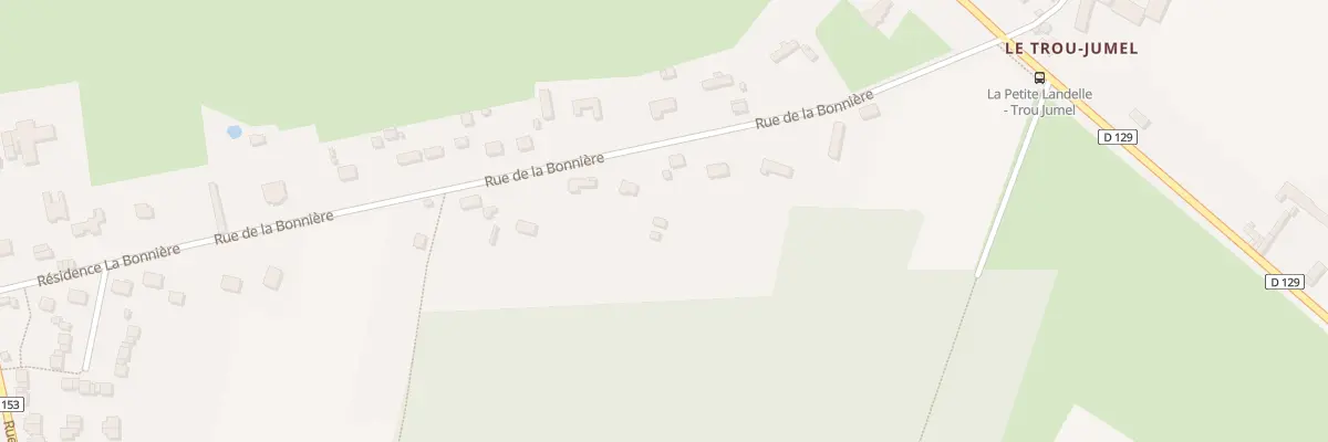 Plan du 8 Rue de la Bonnière à Lalandelle