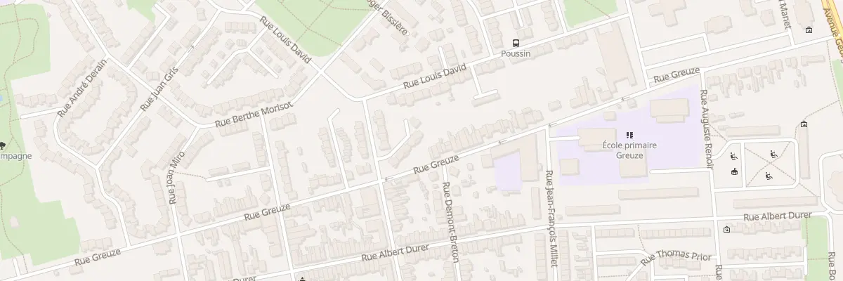 Plan du 254 Rue Vincent à Calais