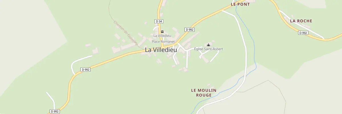 Plan du 5018 Le Bourg à La Villedieu