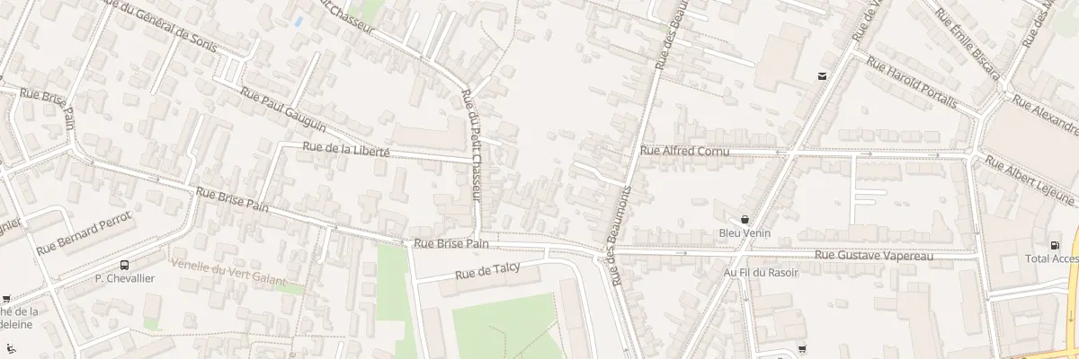 Plan du 14 Rue Brise Pain à Orléans