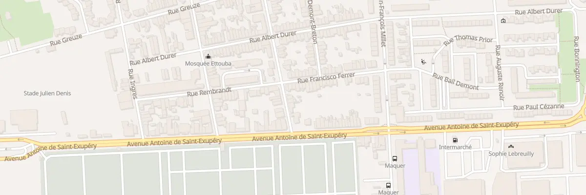 Plan du 14 Rue Vincent à Calais