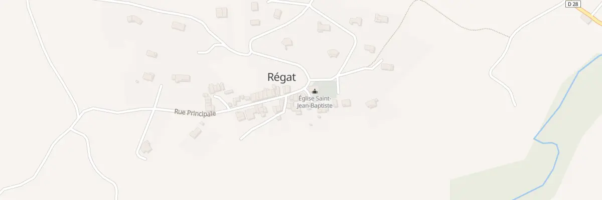 Plan du 3 Regat du Bas à Régat