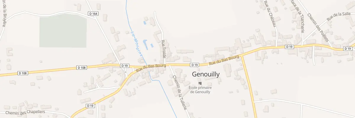 Plan du 78 Rue du Bas Bourg à Genouilly