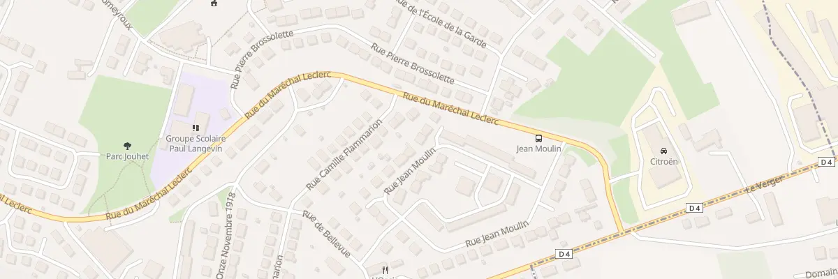 Plan du 54 Rue Jean Moulin à Guéret