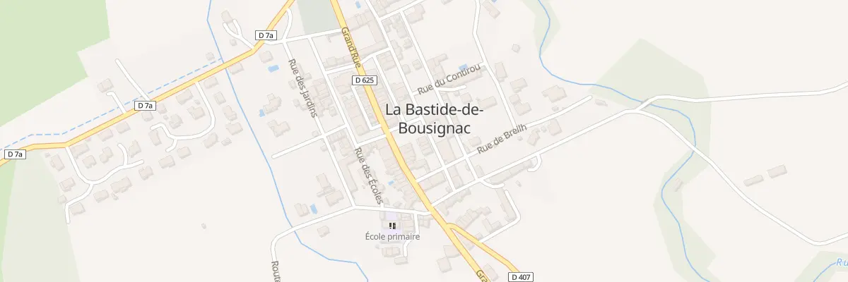 Plan du 20 Rue de la Paix à La Bastide-de-Bousignac