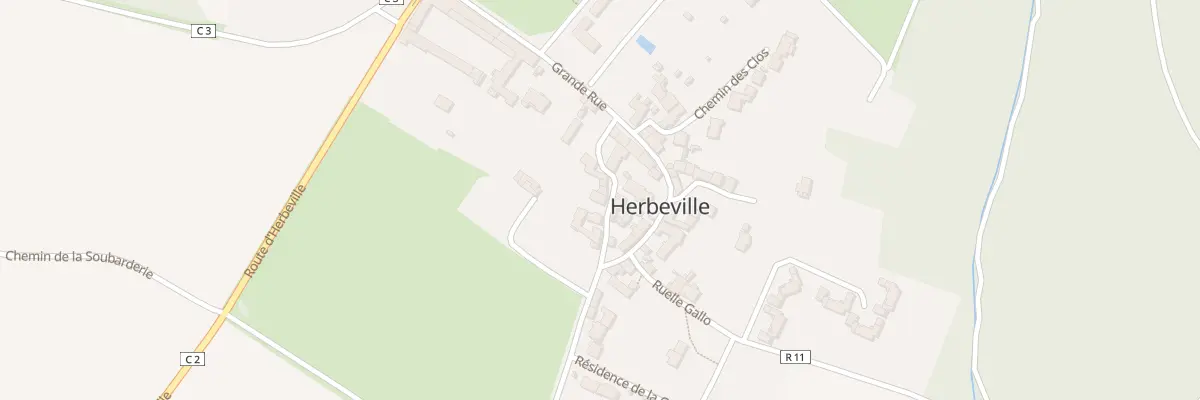 Plan du 3 Rue Saint Clair à Herbeville