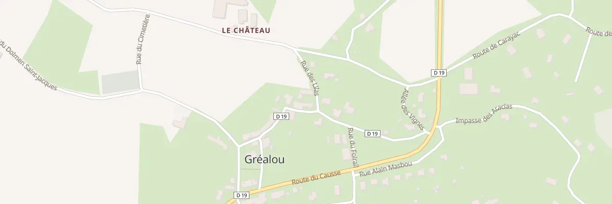 Plan du 5066 Le Bourg à Gréalou