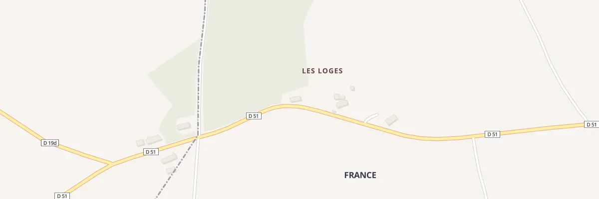 Plan du 20 Les Loges à Sarzay