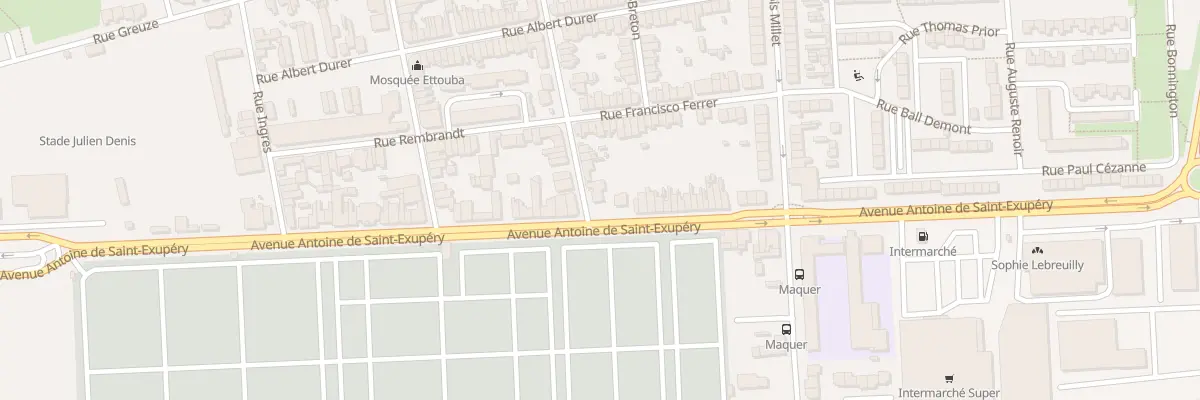 Plan du 8 Rue Vincent à Calais