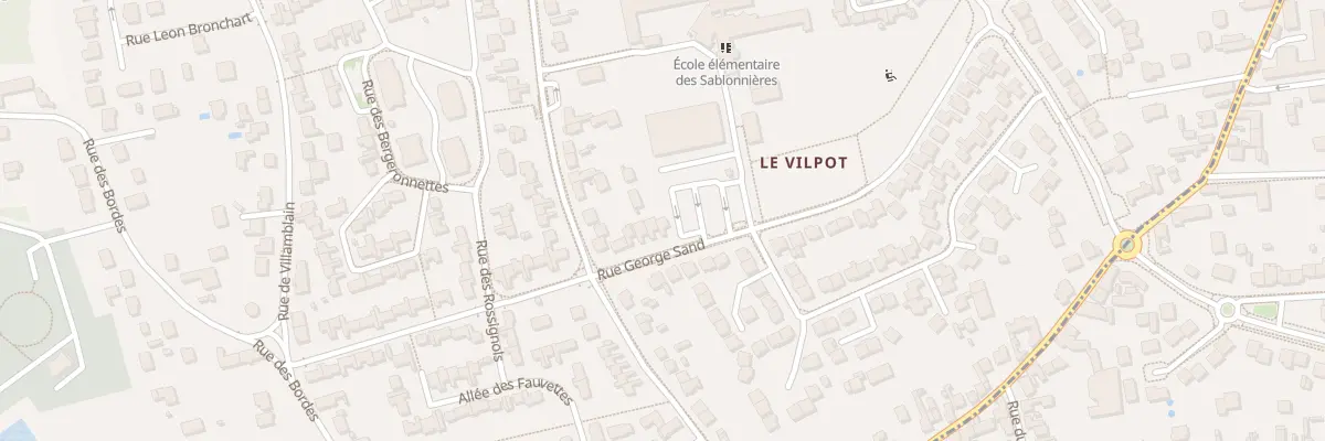 Plan du 61 Rue George Sand à Saran