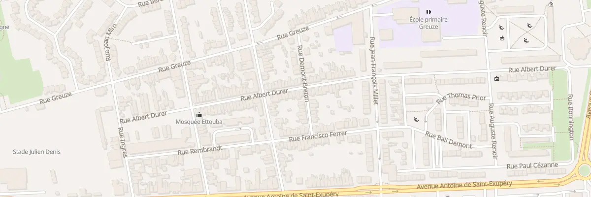 Plan du 48 Rue Albert Dürer à Calais