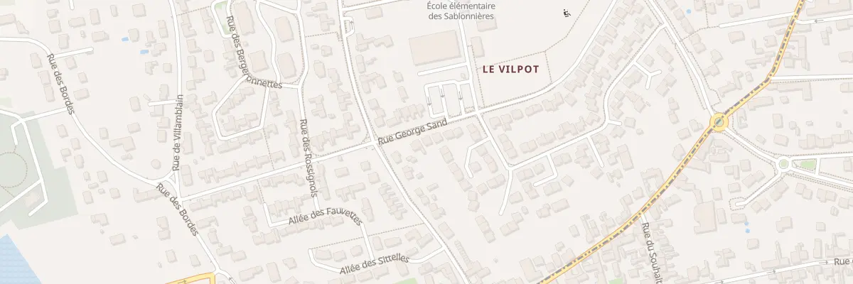 Plan du 58 Rue George Sand à Saran