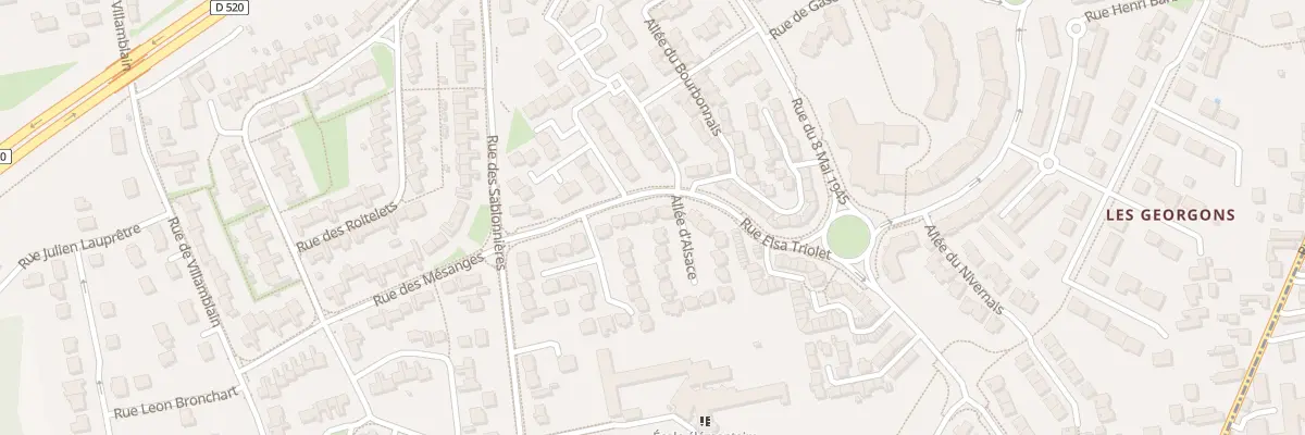 Plan du 118 Rue Elsa Triolet à Saran