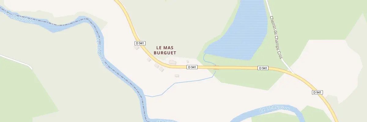 Plan du 5208 Le Mas Burguet à Saint-Hilaire-le-Château