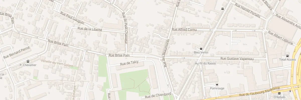 Plan du 4 Rue Brise Pain à Orléans