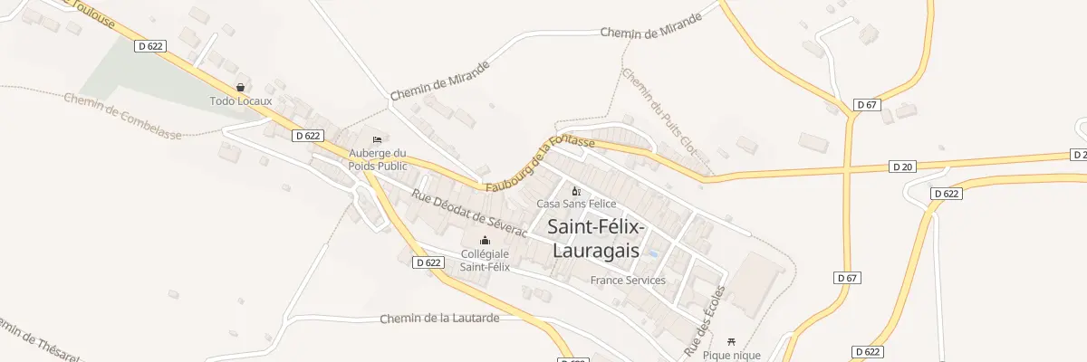 Plan du 6 Rue du Commerce à Saint-Félix-Lauragais
