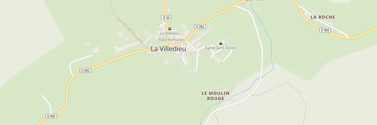 Plan du 5014 Le Bourg à La Villedieu