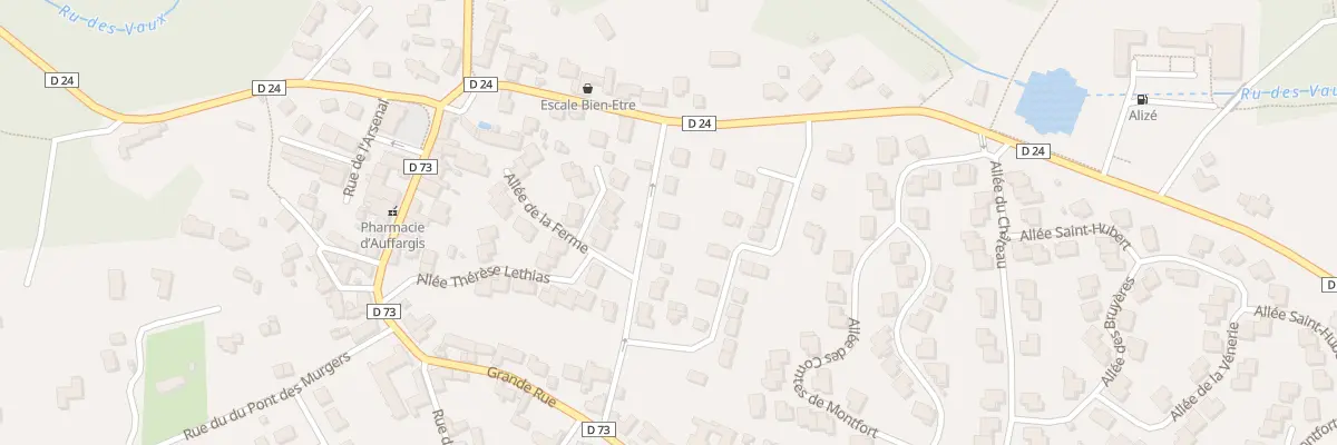 Plan du 8 Rue de la Chicane à Auffargis