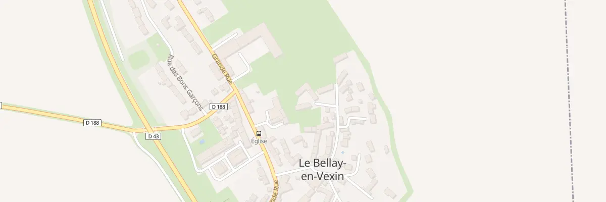 Plan du 7 Rue du Bout a Robin au Bellay-en-Vexin
