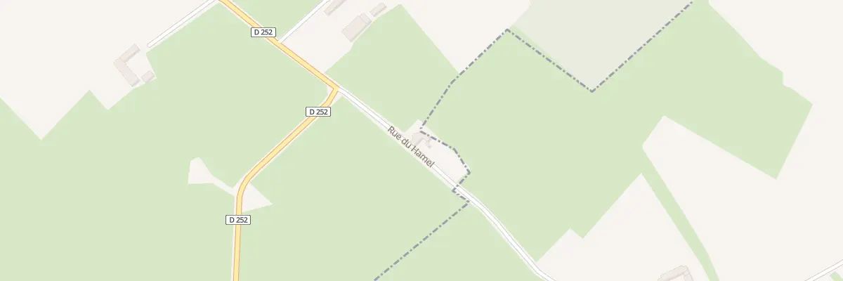 Plan du 5 Le Hamel à Longueville