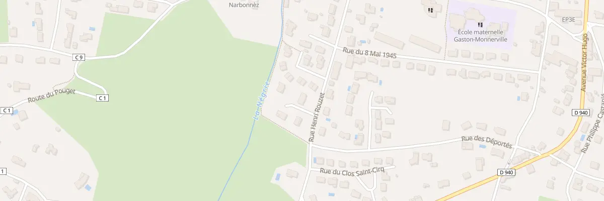 Plan du 396 Rue Henri Rouzet à Saint-Céré