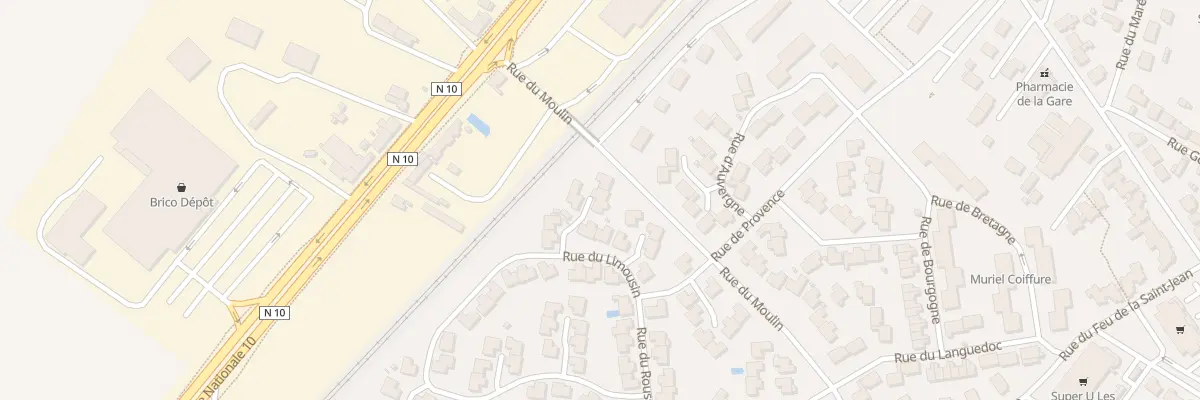 Plan du 1 Rue du Limousin aux Essarts-le-Roi