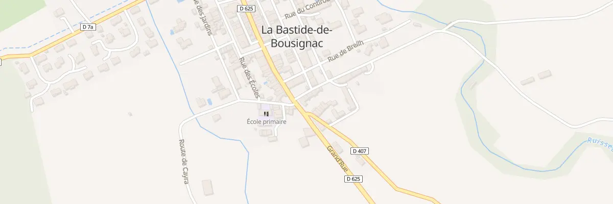 Plan du 35 Rue Grand Rue à La Bastide-de-Bousignac