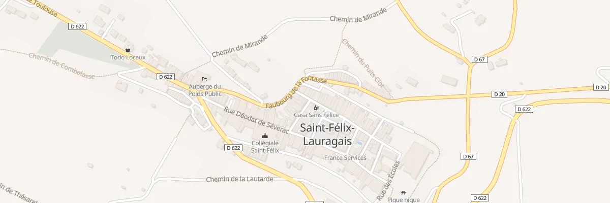 Plan du 6 Rue des Nobles à Saint-Félix-Lauragais