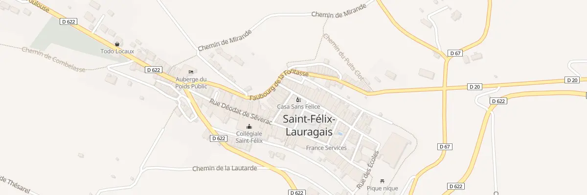Plan du 8 Rue des Nobles à Saint-Félix-Lauragais