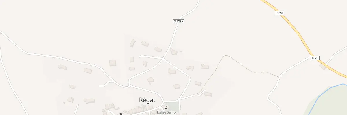 Plan du 28 Peyrecave à Régat