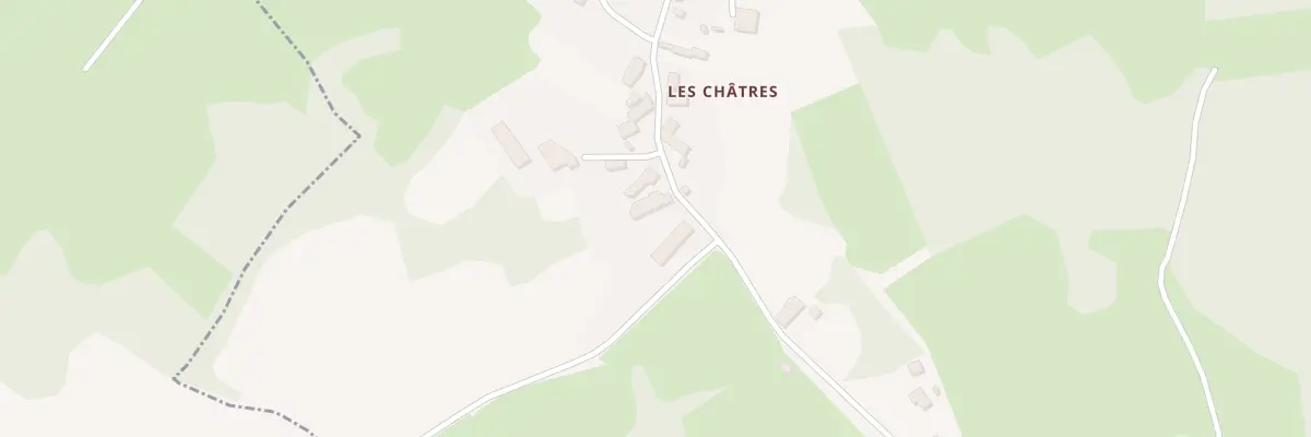 Plan du 3 Les Chatres à Maisonnisses