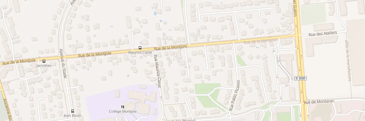 Plan du 307 Rue de la Montjoie à Saran