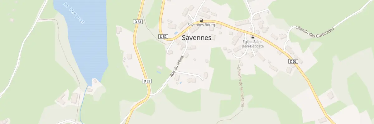 Plan du 3 Rue du Frêne à Savennes