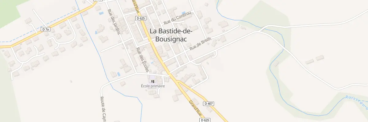 Plan du 33 Rue de la Paix à La Bastide-de-Bousignac