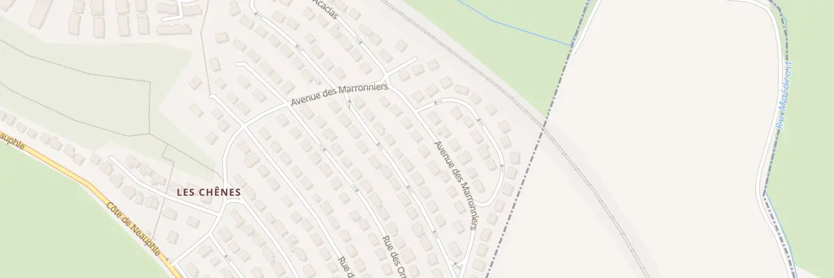 Plan du 30 Av des Marronniers à Beynes