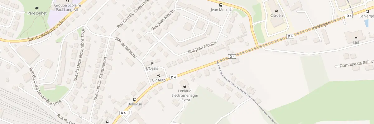 Plan du 26 Rue Jean Moulin à Guéret
