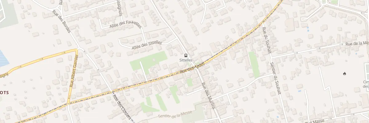 Plan du 84 Rue des Aydes à Saran